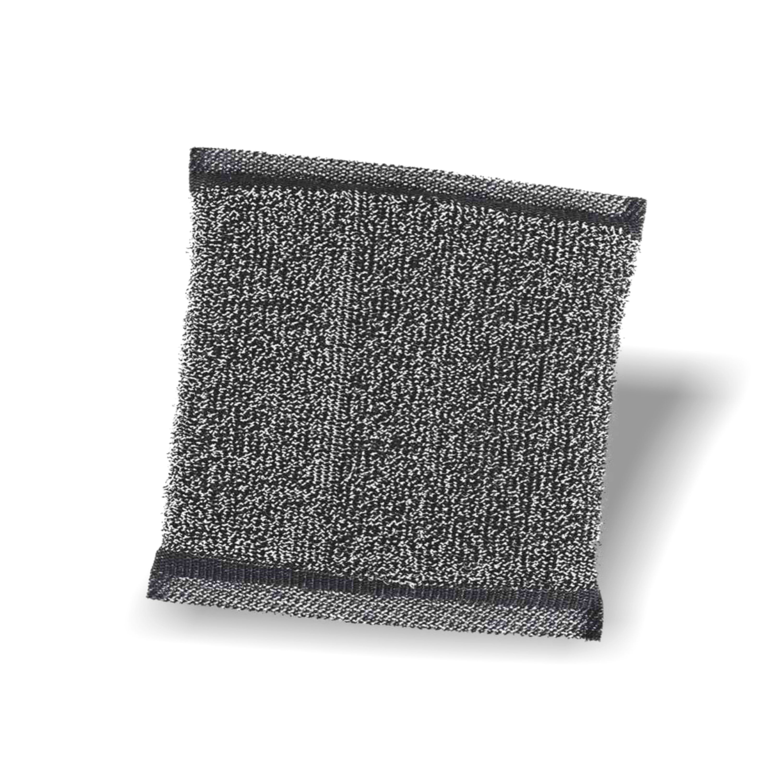 Classy Touch Stainless Steel Scrub Brush ,Scratch Proof Kitchen Utensil Suitable for Dish/Utensils/Tiles, WashBasin (Black Colour) ( Standard , Pack of 6)